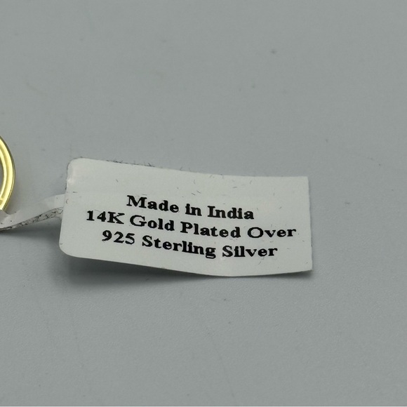 Elegant baguette lab created ruby ring sterling silver 14k gold plated size 8. - Picture 7 of 9